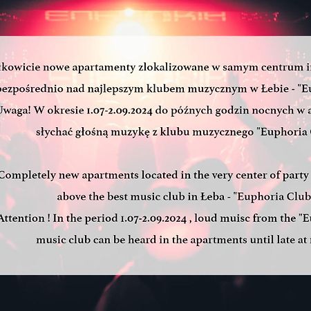 Party Avangarde Apartments City Center Łeba Dış mekan fotoğraf